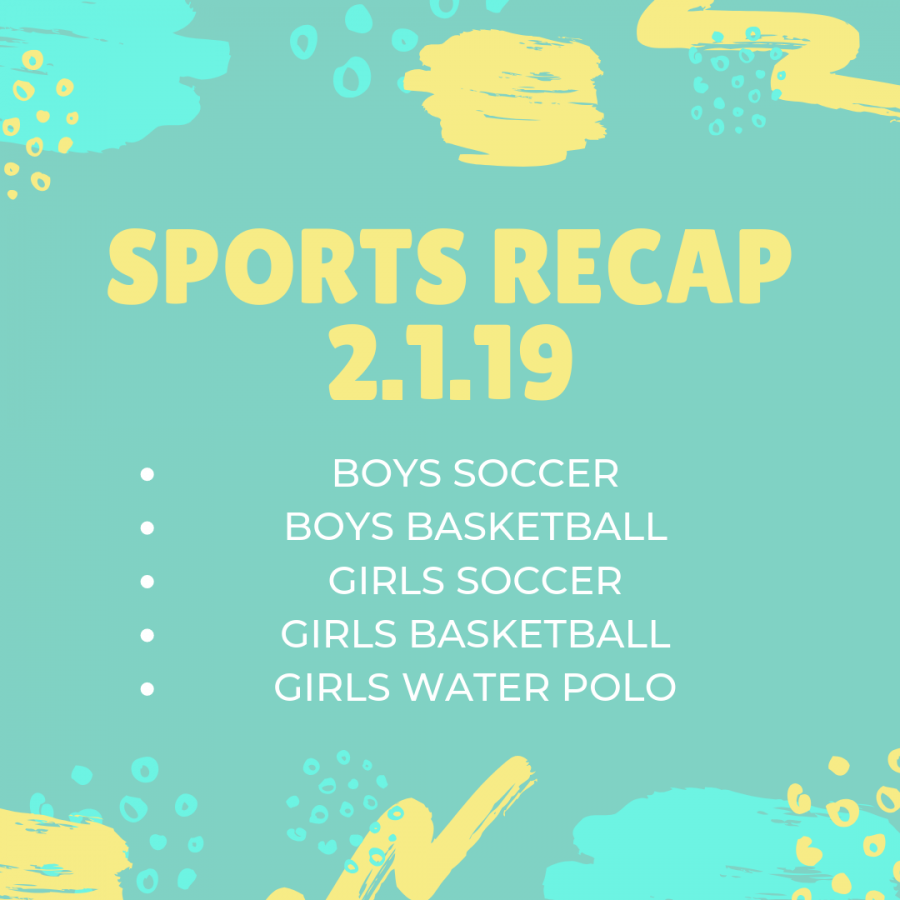 Sports Recap for February 1, 2019