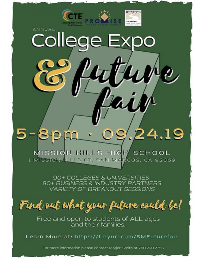 SMUSD invites families to the first combined annual College Expo and Future Fair at MHHS