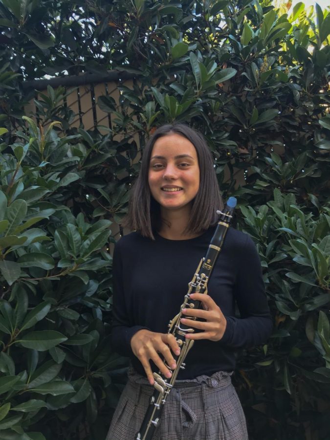 Sydney Stebbins (9) plans to participate in band throughout her entire high school career.