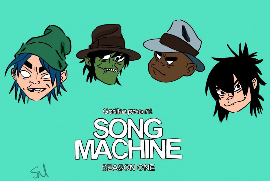 Gorillaz+latest+album+Song+Machine+is+releasing+on+Oct.+23.