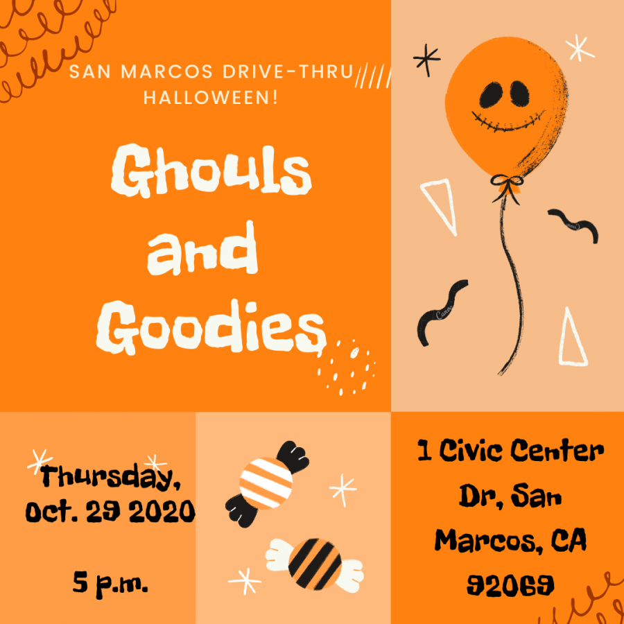 San Marcos Drive-thru Halloween event: Ghouls and Goodies