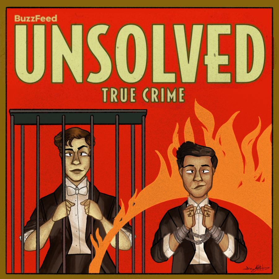Hosts Shane Madej and Ryan Bergara on the poster for BuzzFeed: Unsolved season seven.