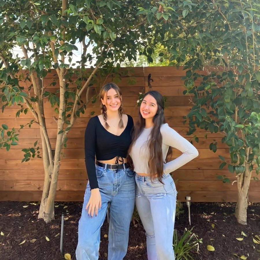 Seniors Alix Kaplan (left) and Kaitlyn Mata (right) founded Tutors 4 Tots as a way to aid their community amidst the pandemic.