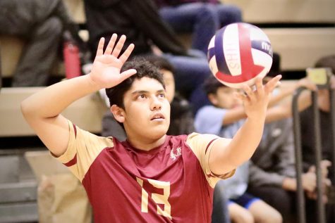 The Mission Hills boys volleyball team is ready to stick a landing
