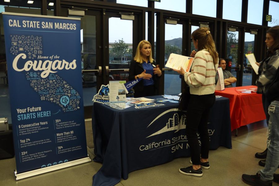 Local university CSUSM gives future CSUSM students the opportunity to learn about the school.