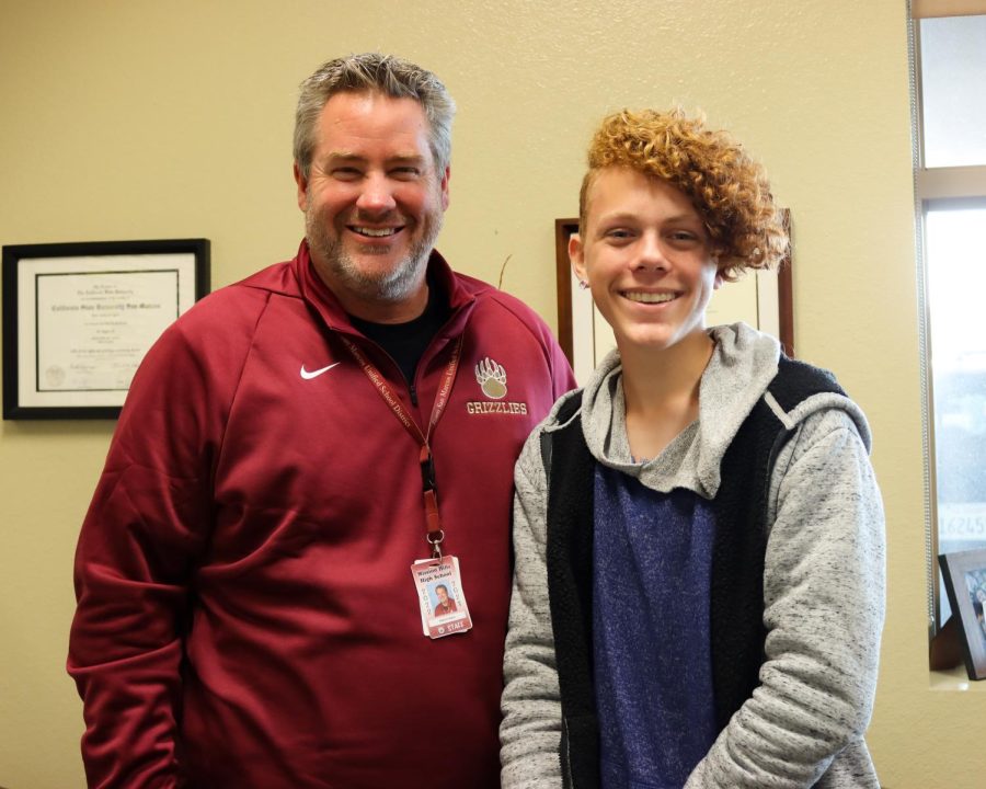Daniel Ashlock and Mr. Baker discuss how the P.E. program aims to be inclusive. 