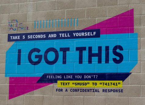 The outside of the counseling building displays a message which reads: I got this.