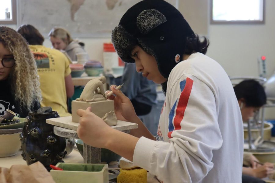 Many classes, such as pottery, can allow students to find new interests and skills.