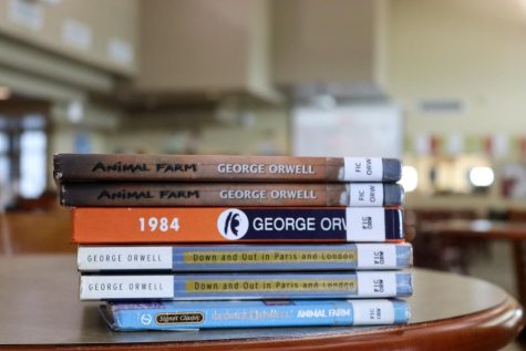1984 by George Orwell has been challenged because of its political and explicit content. 