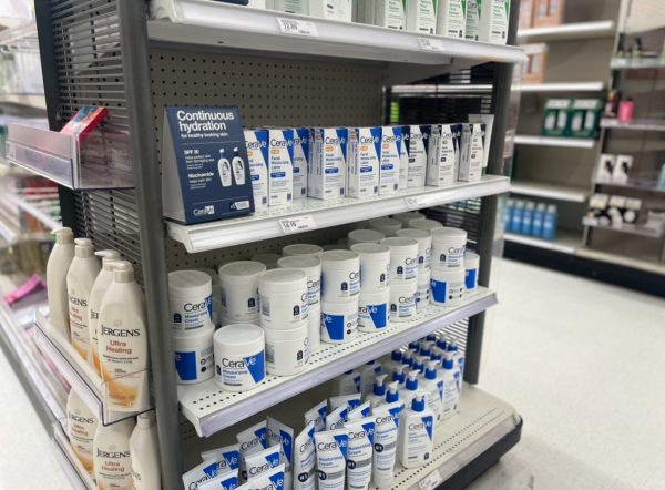 CeraVe skincare, an easy find right at the front of Target!