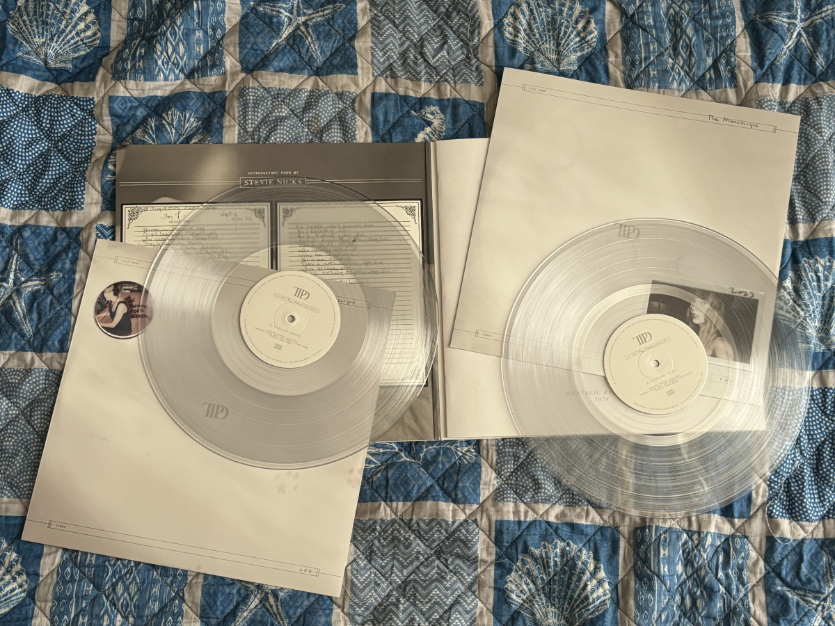 The vinyl pressing for The Tortured Poets Department comes in multiple variants, one of which is a phantom clear exclusive at Target that contains the bonus track, The Manuscript, in addition to the regular tracks. I like it a lot more than I thought I would. Its one of my favorite albums, sophomore Chloe Leviton said.